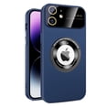 thumbnail image 1 of Dteck Magnetic for iPhone 11 Case with Full Glass Lens Camera Protector, Compatible with MagSafe, Large Viewport Design, Shockproof Hard PC Matte Back Protective Soft TPU Edge Phone Cases,Deep Blue, 1 of 10