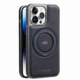 thumbnail image 1 of Dteck Magnetic for iPhone 14 Pro PU Leather Case, Invisible Ring Stand Compatible with Magsafe Accessory Slim Kickstand Rugged Back Phone Cover, Darkblue, 1 of 7
