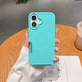 thumbnail image 1 of Dteck Magnetic for iPhone 16 Case 2024, Compatible with MagSafe, Military Grade Drop Protection Dual-Layer Design Shockproof Rugged Phone Case for iPhone 16 6.1 Inch,Mint Green, 1 of 4