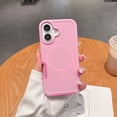 thumbnail image 1 of Dteck Magnetic for iPhone 16 Case 2024, Compatible with MagSafe, Military Grade Drop Protection Dual-Layer Design Shockproof Rugged Phone Case for iPhone 16 6.1 Inch,Purple Pink, 1 of 4