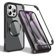 thumbnail image 1 of Dteck Magnetic for iPhone 16 Plus Case Compatible with MagSafe, Built-in Screen Protector Camera Protection Double Sides Full Body Protective Clear Cover for iPhone 16 Plus,Black, 1 of 9