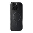 thumbnail image 1 of Dteck Magnetic for iPhone 16 Pro Max Case, Compatible with MagSafe, Military Grade Drop Protection Business Leather Classy Shockproof with Anti-Fingerprint Phone Case,Black, 1 of 5