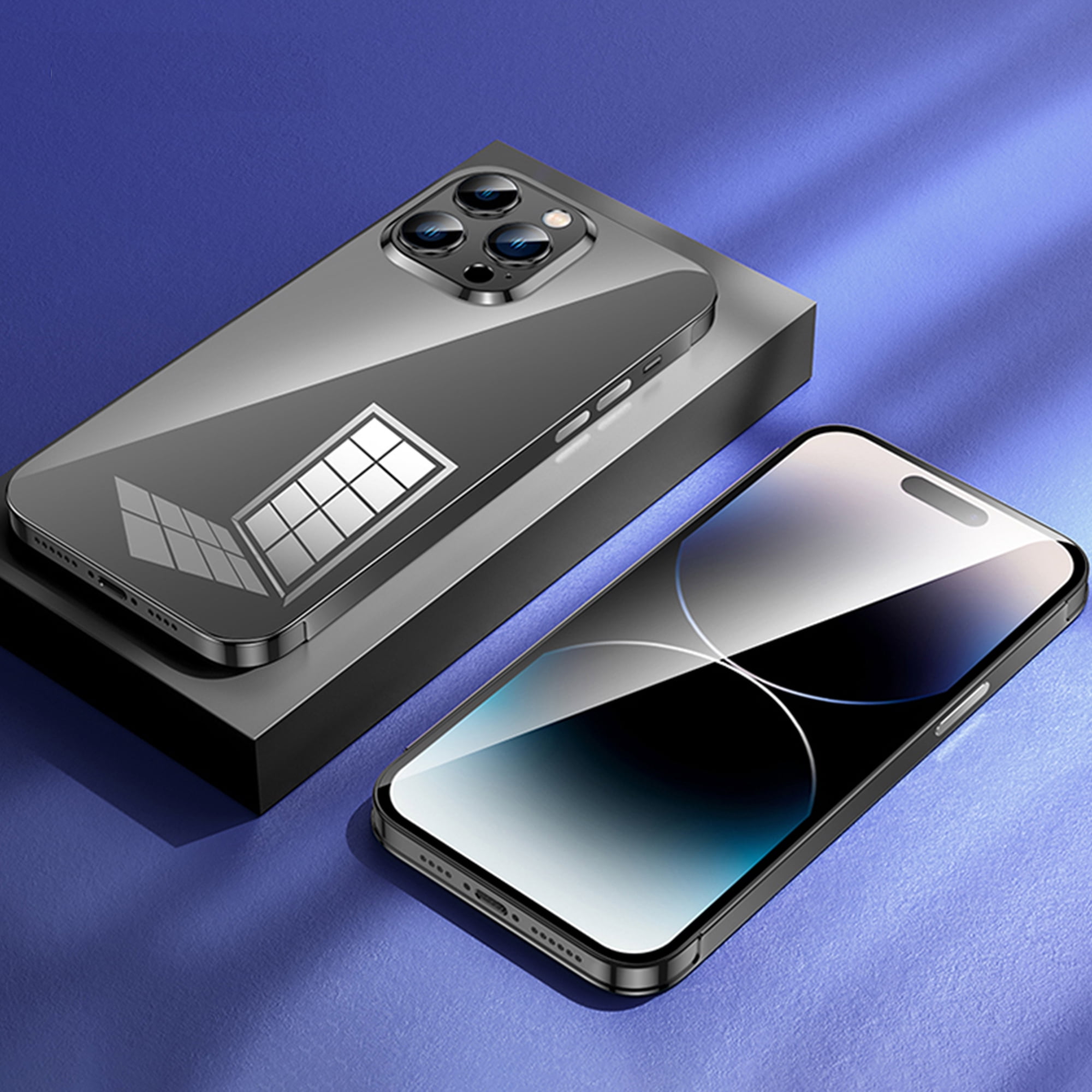 Dteck Metal Case for iPhone 13 Pro Max, Military-Grade Drop