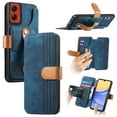 thumbnail image 1 of Dteck for Moto G 2024 Wallet Case with RFID Blocking Credit Card Holder,Wristband Strap Kickstand PU Leather Flip Shockproof Cover Women Men for Motorola Moto G 5G 2024 Case,Blue, 1 of 7