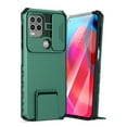 thumbnail image 1 of Dteck for Motorola Moto G Power 2021 Case with Screen Protector, Slide Camera Protector Phone Case with Built-in Stand Shockproof Rugged Bumper for Motorola Moto G Power 2021,Green, 1 of 7
