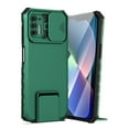 thumbnail image 1 of Dteck for Motorola Moto G Stylus 2021 Case with Screen Protector, Slide Camera Protector Phone Case with Built-in Stand Shockproof Rugged Bumper for Motorola Moto G Stylus 2021,Green, 1 of 7
