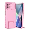 thumbnail image 1 of Dteck for Motorola Moto G Stylus 2021 Case with Screen Protector, Slide Camera Protector Phone Case with Built-in Stand Shockproof Rugged Bumper for Motorola Moto G Stylus 2021,Pink, 1 of 7