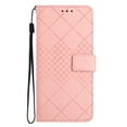 thumbnail image 1 of Dteck for Motorola Moto G Stylus 5G 2022 Magnetic Case, Premium PU Leather Folio Flip Wallet Card Holder Cash Slot Lanyard Strap Kickstand Function Embossed Pattern Slim Shockproof Cover, pink, 1 of 8