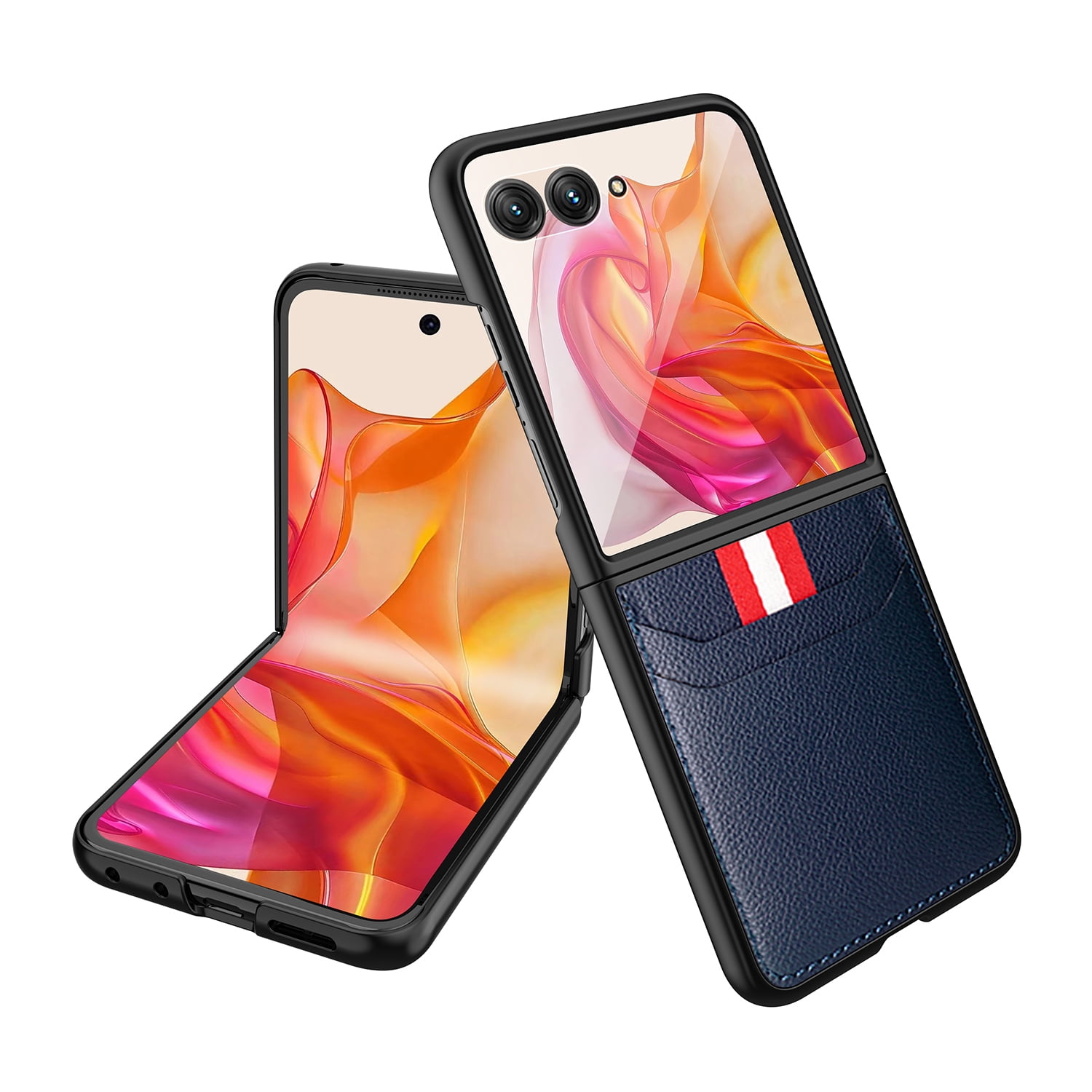 Dteck for Motorola Razr+ 2024 Case with Built-in Screen Protector ...