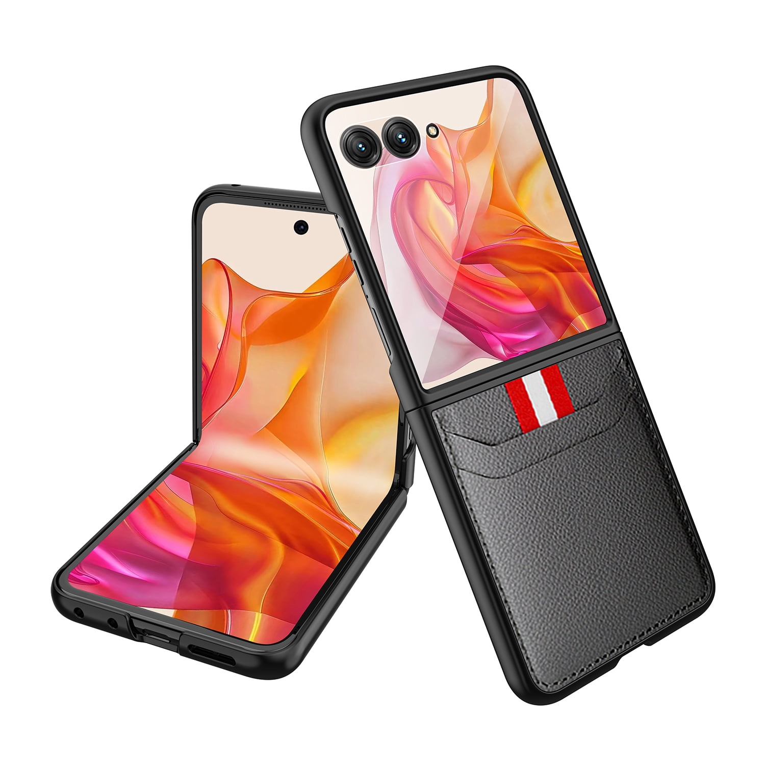 Dteck for Motorola Razr+ 2024 Case with Built-in Screen Protector ...