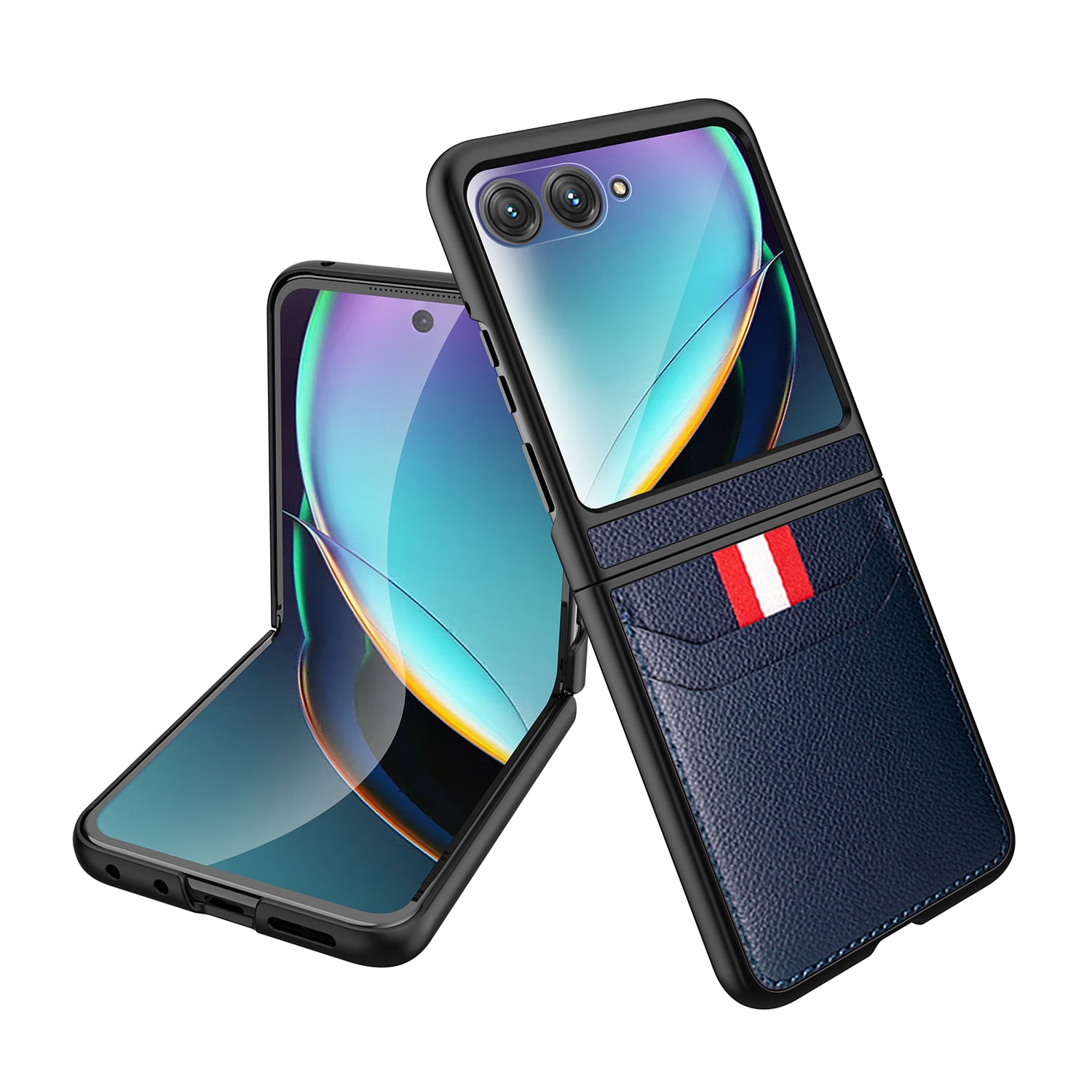 Dteck for Motorola Razr 2025 Case with Builtin Screen Protector, Razr