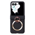 thumbnail image 1 of Dteck for Motorola Razr 2025 Case with Hinge Protector Ring Holder, Compatible with MagSafe Wireless Charging, Slim Shockproof Protective Phone Cover for Moto Razr 2024/2025,Black, 1 of 4