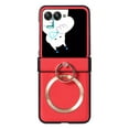 thumbnail image 1 of Dteck for Motorola Razr 2025 Case with Hinge Protector Ring Holder, Compatible with MagSafe Wireless Charging, Slim Shockproof Protective Phone Cover for Moto Razr 2024/2025,Red, 1 of 4