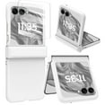 thumbnail image 1 of Dteck for Motorola Razr 2025 Case with Hinge Protector & Screen Protector, Slim Durable Shockproof Full Body Protective Phone Cover Case for Moto Razr 2025/2024,White, 1 of 6