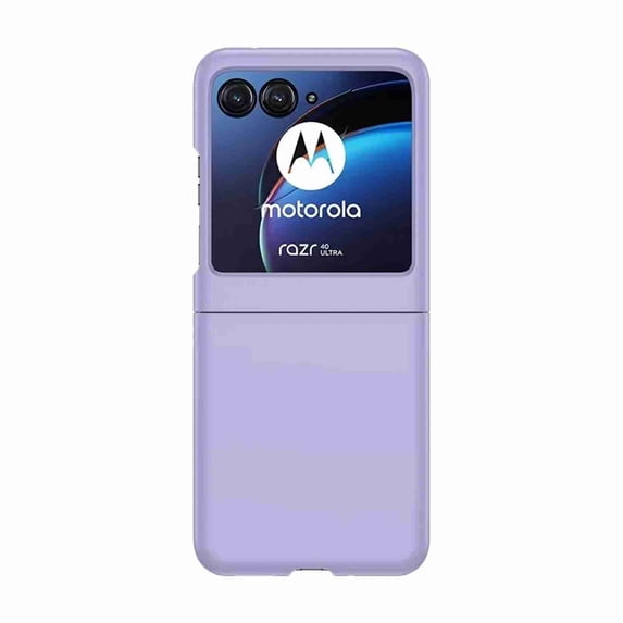 Dteck for Motorola Razr 40 Ultra Rugged and Non-Slip Protective Case, Ultra Thin Slim Fit Matte PC with Non-Slip Grip Full Protection Protective Cover,Purple