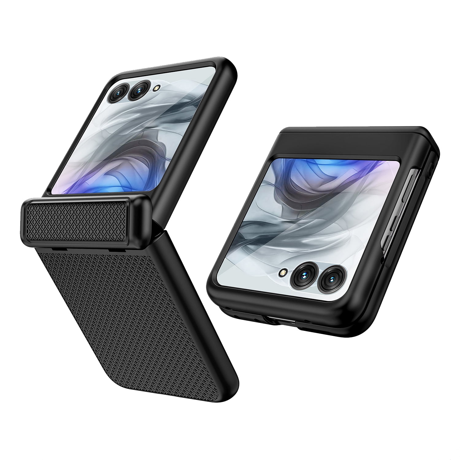 Dteck for Motorola Razr Plus 2025 Case with Built-in Screen Protector ...