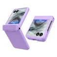 thumbnail image 1 of Dteck for Motorola Razr Plus 2025 Case with Built-in Screen Protector & Hinge Protection, Shockproof Rugged Durable Non-Slip Cover for Moto Razr+ 2025/2024,Purple, 1 of 10
