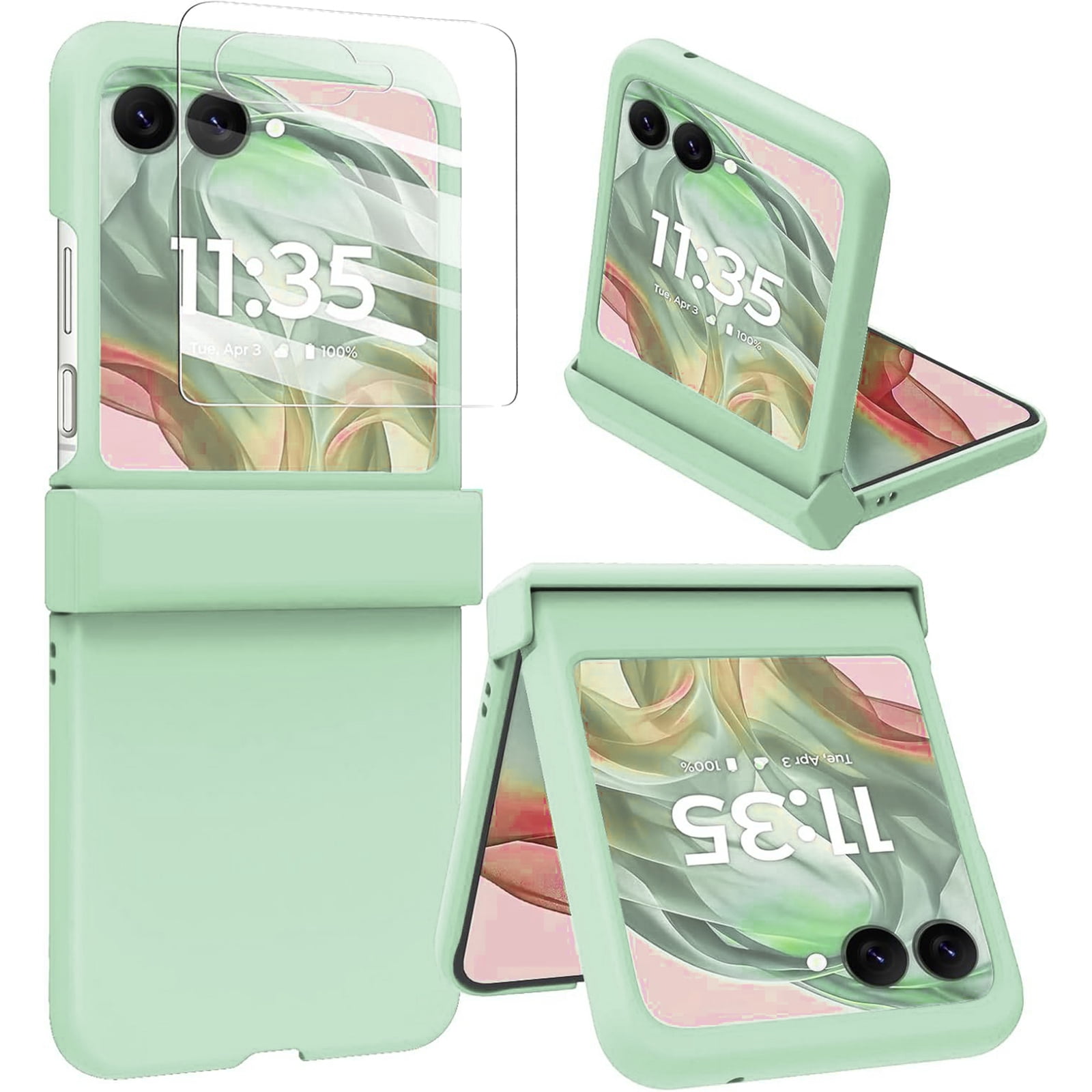 Dteck for Motorola Razr Plus 2025 Case with Hinge Protector & Screen ...