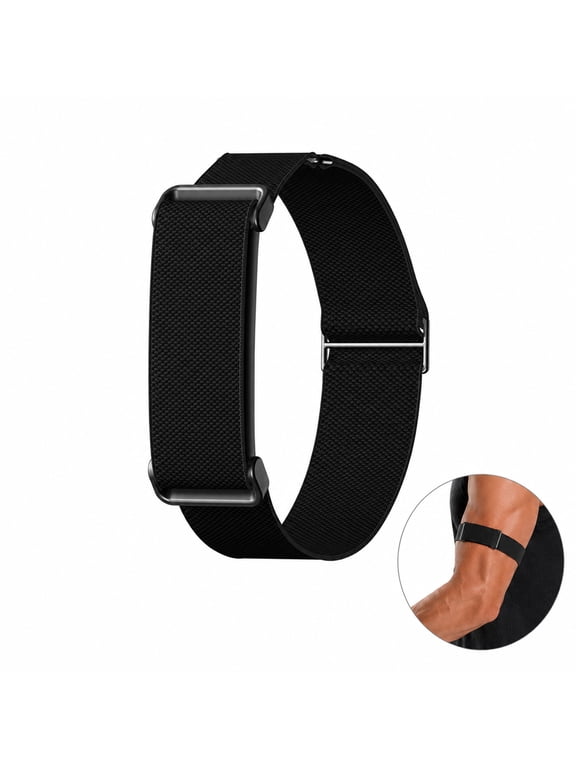 Nylon Band for Google Fitbit Air, Adjustable tretchy Arm Strap Replacement Sport Armband,Black