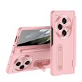 thumbnail image 1 of Dteck for OnePlus Open Case with Hinge Protection, Built-in Screen Protector Full Body Protection All-Inclusive Slim PU Leather Hard PC Kickstand Case for OnePlus Open,Pink, 1 of 10