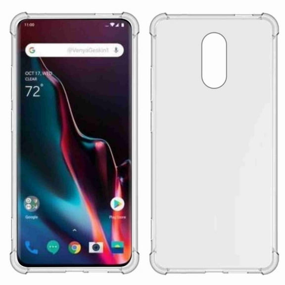 Dteck Oneplus 7 Case, [Anti-Scratch&Non-Slip] Flexible Thin Cover [Shockproof Bumper] Ultra Slim Soft TPU Phone Case for OnePlus 7 -Crystal Clear
