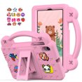thumbnail image 1 of Dteck for Onn 7 inch Tablet Case (2024 Model) 100135924, with 14 Dolls DIY Figures Handle Stand, Kids EVA Shockproof Cover for Walmart Onn 7" Tablet Gen 4 2024,Pink, 1 of 9