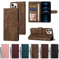 thumbnail image 1 of Dteck PU Leather iPhone 11 pro Wallet Phone Case,Flip Magnetic Card Slots Shockproof  Flip Magnetic Cover for iPhone 11 pro 5.8 inch,Brown, 1 of 7