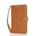 thumbnail image 1 of Dteck Passport Holder for Travel Essentials, Passport Wallet Cover Case for Travel Must Haves Accessories,Passport Book Holders for Women and Men,Brown, 1 of 8