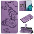 thumbnail image 1 of Dteck Phone Case for Galaxy S22 Plus Case Embossing PU Leather Case Magnetic Wallet Case with Credit Card Holder Slot Stand Flip Case Cover for Samsung Galaxy S22 Plus Butterfly Patterned,Purple, 1 of 2