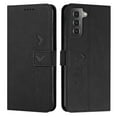 thumbnail image 1 of Dteck Phone Case for Samsung Galaxy S21,Premium PU Leather Wallet Case Heart Pattern Magnetic Flip Stand Card Slots Protective Cover,Black, 1 of 10