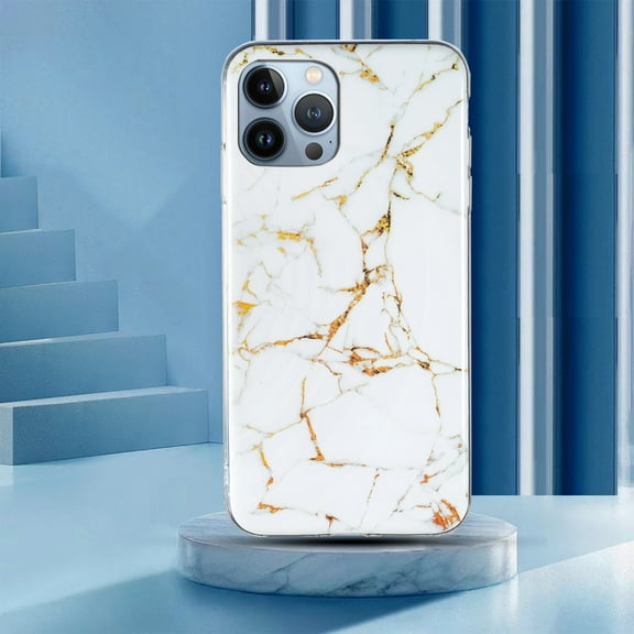Dteck Phone Case for iPhone 13 Pro Max 6.7 inch,Shockproof Marble Stone Design Pattern Soft TPU Silicone Anti-scratch Ultra Slim Back Cover.For iPhone 13 Pro Max,C