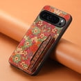 thumbnail image 1 of Dteck Retro Flowers Pattern Case for Google Pixel 9 Pro XL,Magnetic Leather Case Built-in 3 Card Slots Wallet Shockproof Kickstand Back Cover for Google Pixel 9 Pro XL,Summer, 1 of 6
