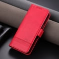 thumbnail image 1 of Dteck Retro for iPhone 16 Pro Case, Shockproof PU Leather Magnetic Full Body Stand Flip Wallet Case Cover with Card Holder Phone Case, Red, 1 of 7