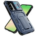 thumbnail image 1 of Dteck Rugged Case for Samsung Galaxy A36 5G with Kickstand, Shock-Resistant Hybrid PC+TPU Anti-Scratch Non-Slip ﻿Slide Camera Cover Shockproof Heavy Duty Robust Protective Case, Blue, 1 of 10