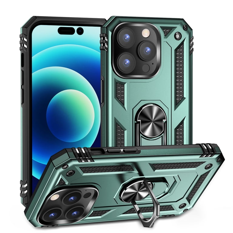 Dteck Rugged Case for Apple iPhone 14 Pro Max, Heavy Duty