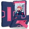 thumbnail image 1 of Dteck Rugged Case for for Onn 8 Inch Tablet Gen 3 (2022 Model:100071483), Heavy Duty Hybrid Shockproof Kickstand Cover Case, Navy + Rose, 1 of 7