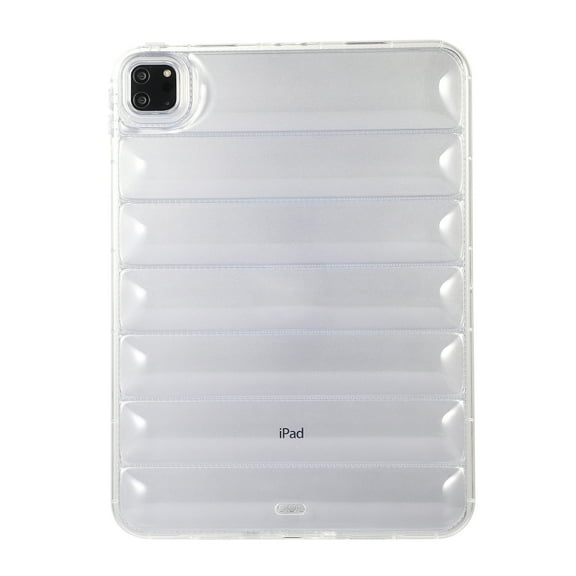Dteck Rugged Case For iPad Pro 11 inch 4th 3rd 2nd Gen,Shockproof Silicone Armor Back Case Lightweight Shell Cover For iPad Pro 11" 2022/2021/2020/2018,Clear
