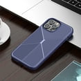 thumbnail image 1 of Dteck Rugged Case for iPhone 13 Pro Max Line Pattern Ultra Slim Thin Soft TPU Shockproof Full Protection Non-Slip Cover For iPhone 13 Pro Max,Darkblue, 1 of 6