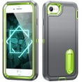 thumbnail image 1 of Dteck Rugged Case for iPhone 8 / iPhone 7 / iPhone SE 3 / iPhone SE 2 with Kickstand, Heavy Duty Military Grade Drop Protection Shockproof Protective Cover 4.7 Inch,Gray, 1 of 6