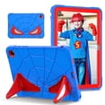 thumbnail image 1 of Dteck Rugged Kids Case for Samsung Galaxy Tab A9+ 11-inch 2023, Shockproof Silicone Case Hybrid PC Heavy Duty Armor Cover with Dual Kickstand for Children (SM-X210/X215/X216/X218) ,Blue+Red, 1 of 8