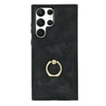 thumbnail image 1 of Dteck for S24 Ultra Case, for Galaxy S24 Ultra Case Card Holder,360 Degree Ring Holder Stand,Slim Phone Case Leather for Men Women,Shockproof Protective Thin Wallet Cover, Black, 1 of 7