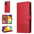 thumbnail image 1 of Dteck Samsung A52 Wallet Case, Luxury Credit Card Slot Stand Slim Premium PU Leather & Soft TPU Back Shockproof Flip Folio Book Magnetic Cover For Samsung Galaxy A52 5G/4G,
Red, 1 of 14