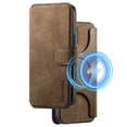 thumbnail image 1 of Dteck for Samsung Galaxy A04E Wallet Case with RFID Blocking Credit Card Holder, Magnetic Detachable PU Leather Folio Flip Kickstand Shockproof Cover Women Men for Samsung A04E,Brown, 1 of 8