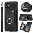thumbnail image 1 of Dteck for Samsung Galaxy A05 Case Wallet with Card Holder, RFID Blocking PU Leather Protective Case with Ring Holder Stand Wrist Strap for Samsung Galaxy A05,Black, 1 of 7