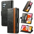 thumbnail image 1 of Dteck for Samsung Galaxy A06 Wallet Case, Magnetic PU Leather Flip Folio Case with Card Holders RFID Blocking Kickstand Shockproof TPU Inner Shell Phone Case, Black, 1 of 5