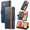 thumbnail image 1 of Dteck for Samsung Galaxy A06 Wallet Case, Magnetic PU Leather Flip Folio Case with Card Holders RFID Blocking Kickstand Shockproof TPU Inner Shell Phone Case, Darkblue, 1 of 1