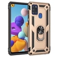 thumbnail image 1 of Dteck Samsung Galaxy A11 Case, 360 Metal Rotating Ring Kickstand Hybrid Shockproof Duty Armor Protective Cover Case For Samsung Galaxy A11 US, Gold, 1 of 5