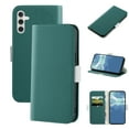 thumbnail image 1 of Dteck for Samsung Galaxy A13 5G 6.5 inch Case,Drop Protection Magnetic Closure Flip Holder ID Credit Card Slots Wallet Lychee Texture Leather Slim Phone Cover,Green, 1 of 10