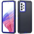 thumbnail image 1 of Dteck for Samsung Galaxy A13 5G Case, Protective Shockproof Rugged Military Drop Protection Galaxy A13 Cell Phone Cover Tough Hybrid Bumper Samsung A13 Phone Case, Deep Blue, 1 of 6