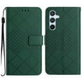 thumbnail image 1 of Dteck for Samsung Galaxy A13 5G Magnetic Case, Premium PU Leather Folio Flip Wallet Case with Card Holder Cash Slot Lanyard Strap Kickstand Function Embossed Pattern Slim Shockproof Cover, green, 1 of 8